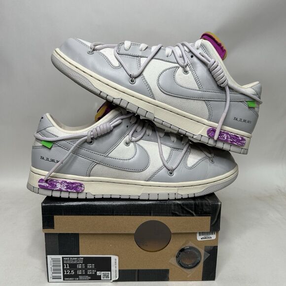 Nike Shoes Dunk Low X Off-White “Lot 3 of 50” 2024 - Picture 1 of 13